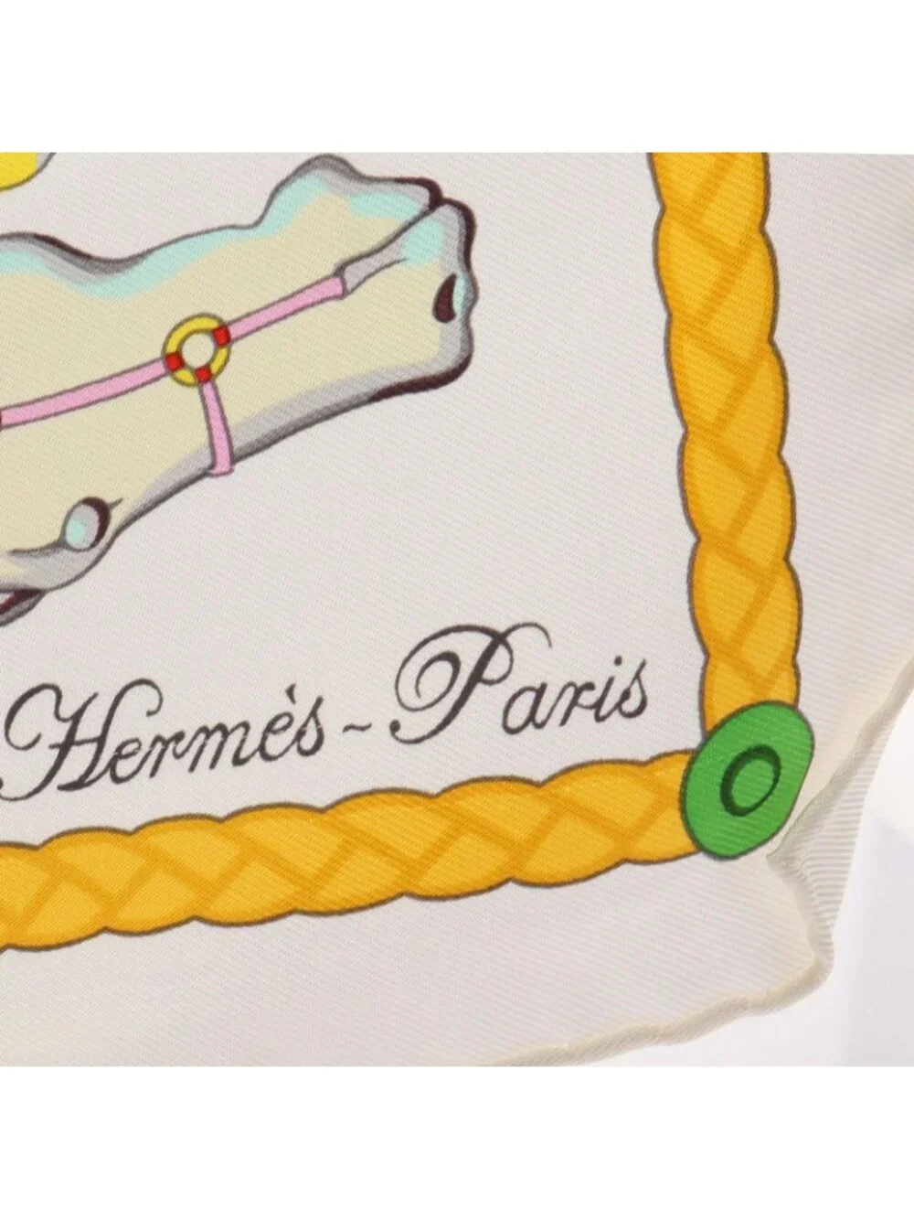 Hermes Scarf Carre 90 les Cannes Silk